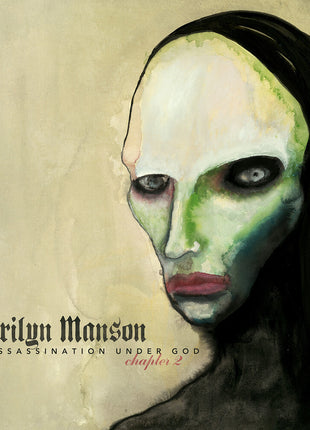 the album cover for Marilyn Manson - One Assassination Under God - Chapter 2 [Green and Blue Marble]