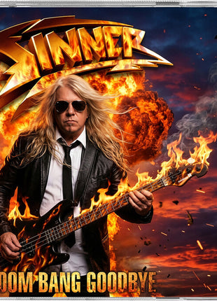 the album cover for Sinner - Boom Bang Goodbye