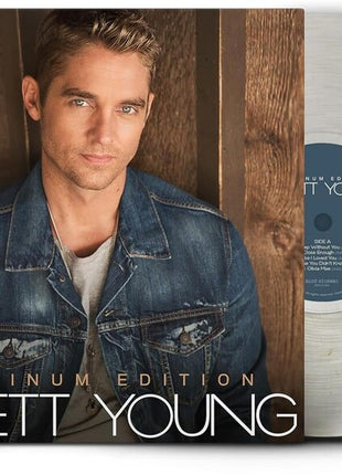 the album cover for Brett Young - Brett Young [Colored Vinyl] (Plat) (Smok)