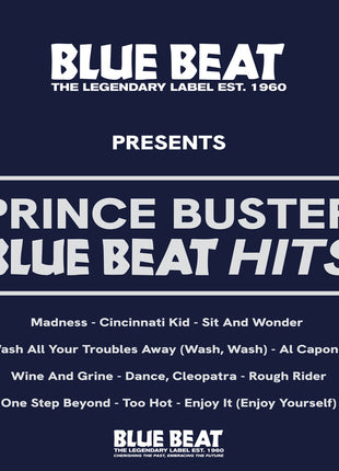 the album cover for Prince Buster - Blue Beat Hits