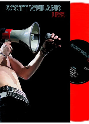 the album cover for Scott Weiland - Scott Weiland: Live [Colored Vinyl] [Limited Edition] (Red)