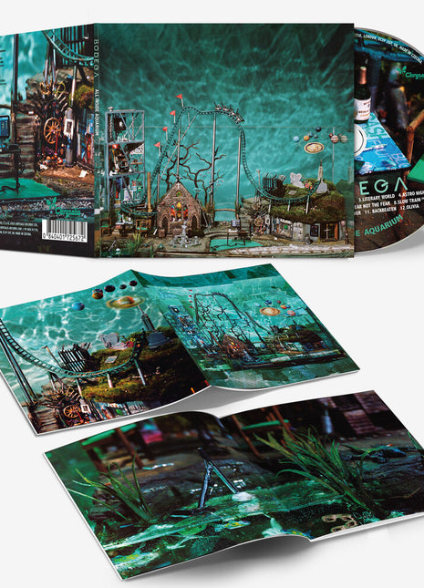 the album cover for Bodega - All Inside Aquarium