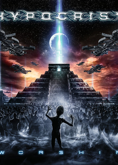 the album cover for Hypocrisy - Worship (Blue) [Clear Vinyl] (Gate)
