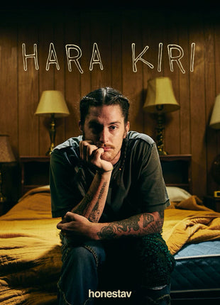 the album cover for honestav - Hara-Kiri - Black/Gold (Blk) [Clear Vinyl] (Gol) (Spla)