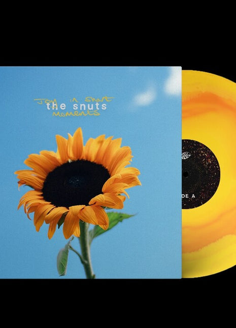 the album cover for The Snuts - Joy In Short Moments [Indie Exclusive Corona Effect Yellow + Orange]