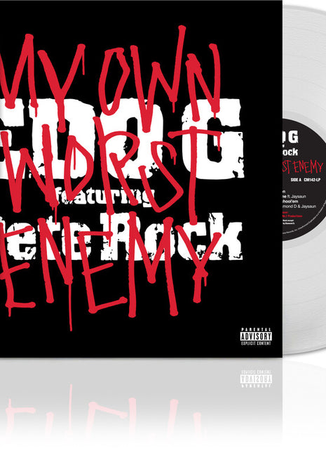 the album cover for Edo G. ( Pete Rock  ) - My Own Worst Enemy [Colored Vinyl] (Wht) (Coll) [Remastered]