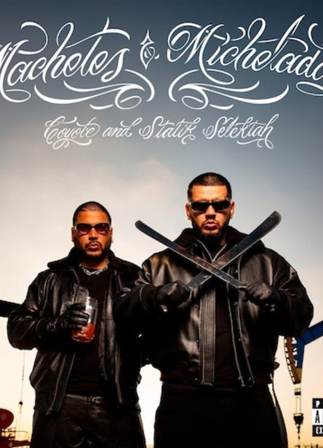 the album cover for Coyote / Statik Selektah - Machetes & Micheladas