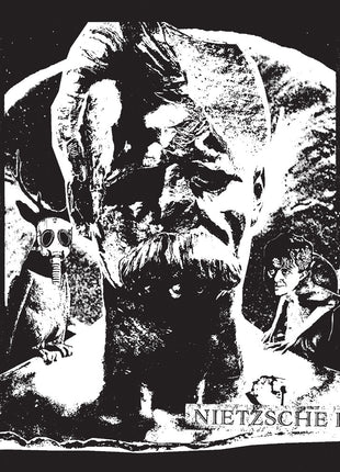 the album cover for Tightwire / Canadian Rifle - Nietzsche Ep (Gate)