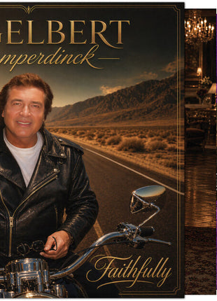 the album cover for Engelbert Humperdinck - Faithfully [Black/Purple Marble]