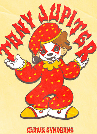 the album cover for Tony Jupiter - CLOWN SYNDROME [Special Red Vinyl]