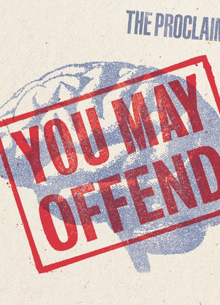 the album cover for Proclaimers - You May Offend - Red [Colored Vinyl] (Ofgv) (Red)