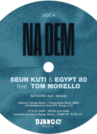 the album cover for Seun Kuti  & Egypt 80 - Na Dem / Problems