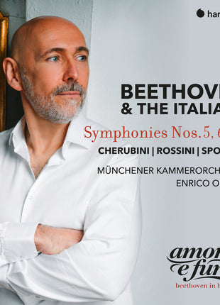 the album cover for Munich Chamber Orchestra / Enrico Onofri - Beethoven & The Italians: Symphonies