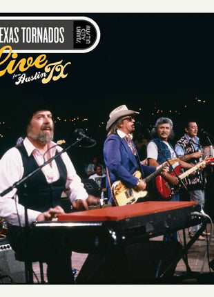 the album cover for Texas Tornados - Live From Austin, Tx [Indie Exclusive] Red, White, Blue (Blue)