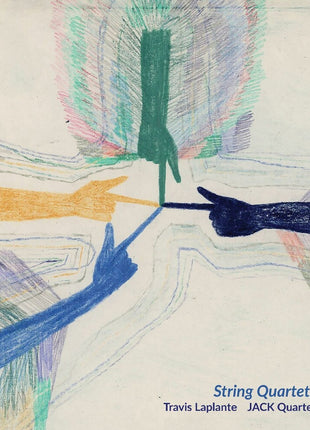 the album cover for Travis Laplante - String Quartets