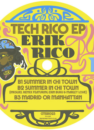 the album cover for Erik Rico - Tech Rico