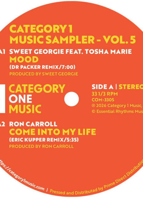 the album cover for Category 1 Music Sampler Vol. 5 / Various - Category 1 Music Sampler Vol. 5 / Various