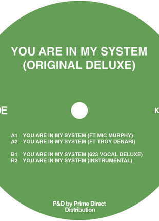 the album cover for Kerri Chandler - You Are In My System (Original Deluxe Version)