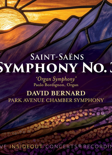 the album cover for David Bernard - Saint-Saens: Symphony No 3 In C Minor Op 78