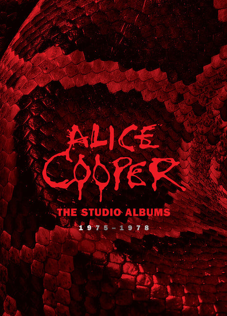 the album cover for Alice Cooper - Studio Albums 1975 - 1978