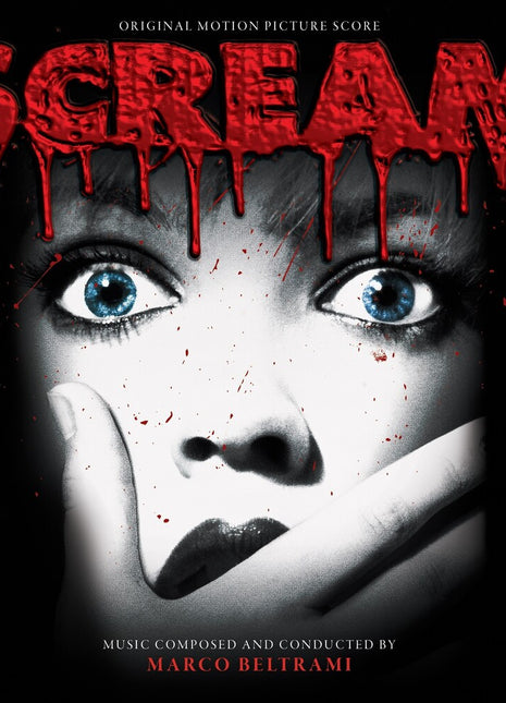 the album cover for Marco Beltrami - Scream - Original Motion Picture Score - 30th Anniversary Edition