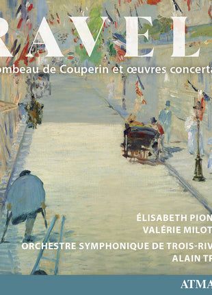 the album cover for Elisabeth Pion - Ravel: Le Tombeau De Couperin Et Oeuvres Concertan