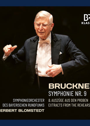 the album cover for Bavarian Radio Symphony Orchestra - Bruckner: Sym No. 9 & Extracts From The Rehearsals