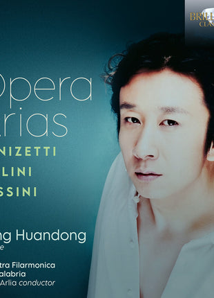 the album cover for Wang Huandong - Donizetti Bellini Rossini: Opera Arias