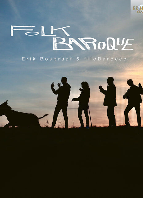 the album cover for Erik Bosgraaf - Folk Baroque (2 Lp - Colored Vinyl)
