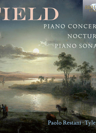 the album cover for Tyler Hay - Field: Pno Concertos Nocturnes Pno Sonata