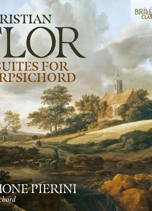 the album cover for Simone El Oufir Pierini - Flor: 10 Suites For Harpsichord