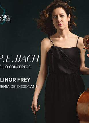 the album cover for Elinor Frey - C. P. E. Bach: Vc Concertos