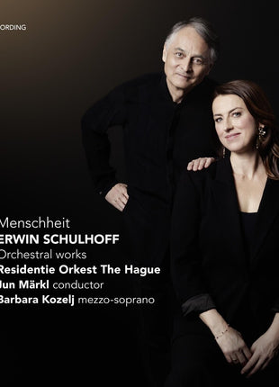 the album cover for Barbara Kozelj - Menschheit - Orchestral Works