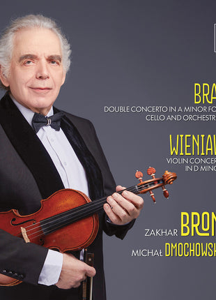 the album cover for Zakhar Bron - Brahms: Double Con In A Minor For Vn Vc & Orch Op.