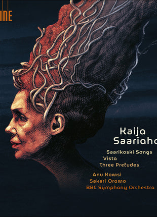 the album cover for Anu Komsi - Kaija Saariaho: Saarikoski Songs Vista Three