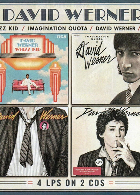 the album cover for David Werner - Whizz Kid / Imagination Quota / David Werner