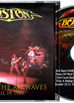 the album cover for Boston - Across The Airwaves