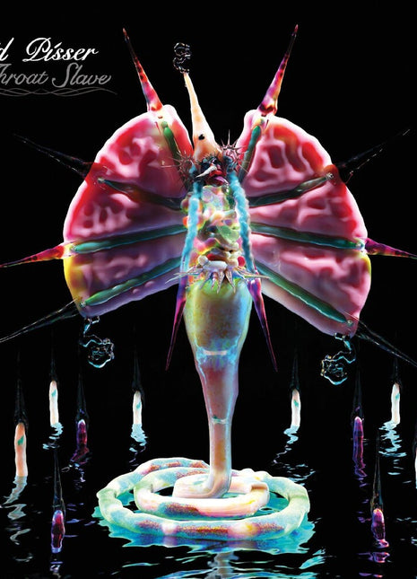the album cover for Squid Pisser - Throat Slave