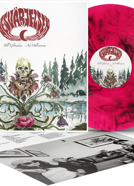 the album cover for Besvärjelsen - Till Glomskan Ad Oblivionem - Purple/Black (Blk)