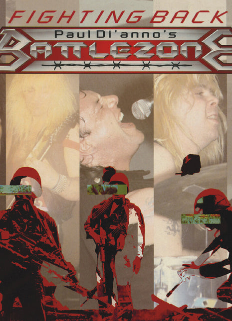 the album cover for Paul Di'anno  / Battlezone - Fighting Back
