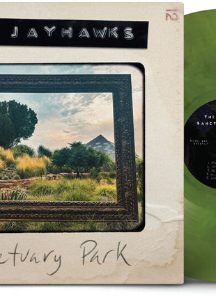 the album cover for The Jayhawks - Sanctuary Park [Indie Exclusive Sanctuary Green]