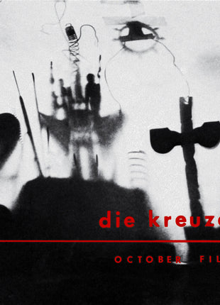 the album cover for Die Kreuzen - October File - Clear/Red/Black (Blk) [Clear Vinyl] (Red)