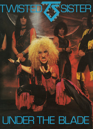 the album cover for Twisted Sister - Under The Blade [Colored Vinyl] [Deluxe] (Slv)