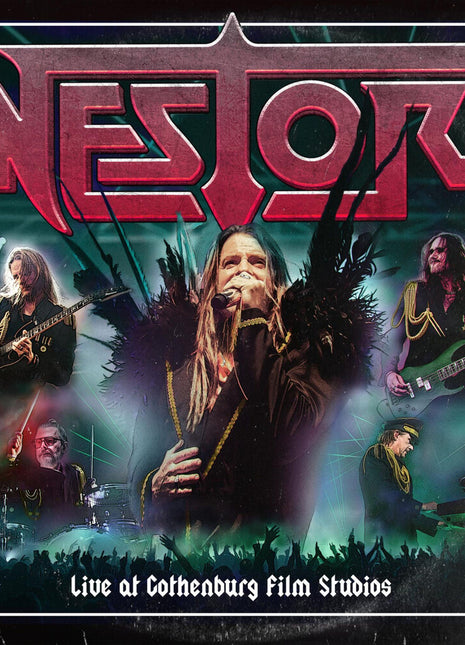 the album cover for Nestor - Live at Gothenburg Film Studios