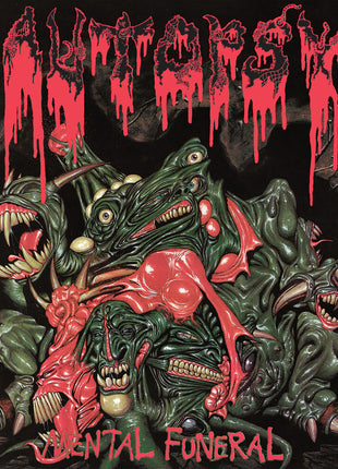 the album cover for Autopsy - Mental Funeral [Colored Vinyl] (Grn) (Red) (Aniv)