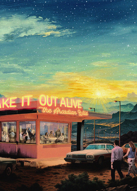 the album cover for The Arcadian Wild - Make It Out Alive