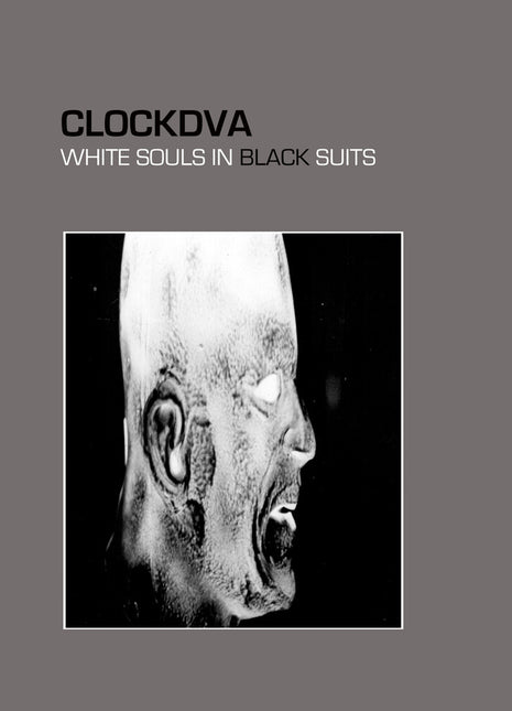 the album cover for Clock Dva - White Souls in Black Suits (2lp)