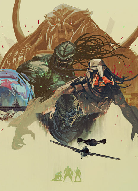the album cover for Benjamin Wallfisch - Predator: Killer Of Killers / O.S.T.