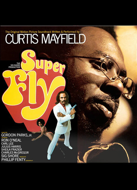 the album cover for Curtis Mayfield - Superfly / O.S.T. [Brick & Mortar Exclusive] (Numb) (Hifi)