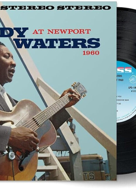 the album cover for Waters, Muddy - Muddy Waters at Newport 1960 (Chess Acoustic Sounds Series)